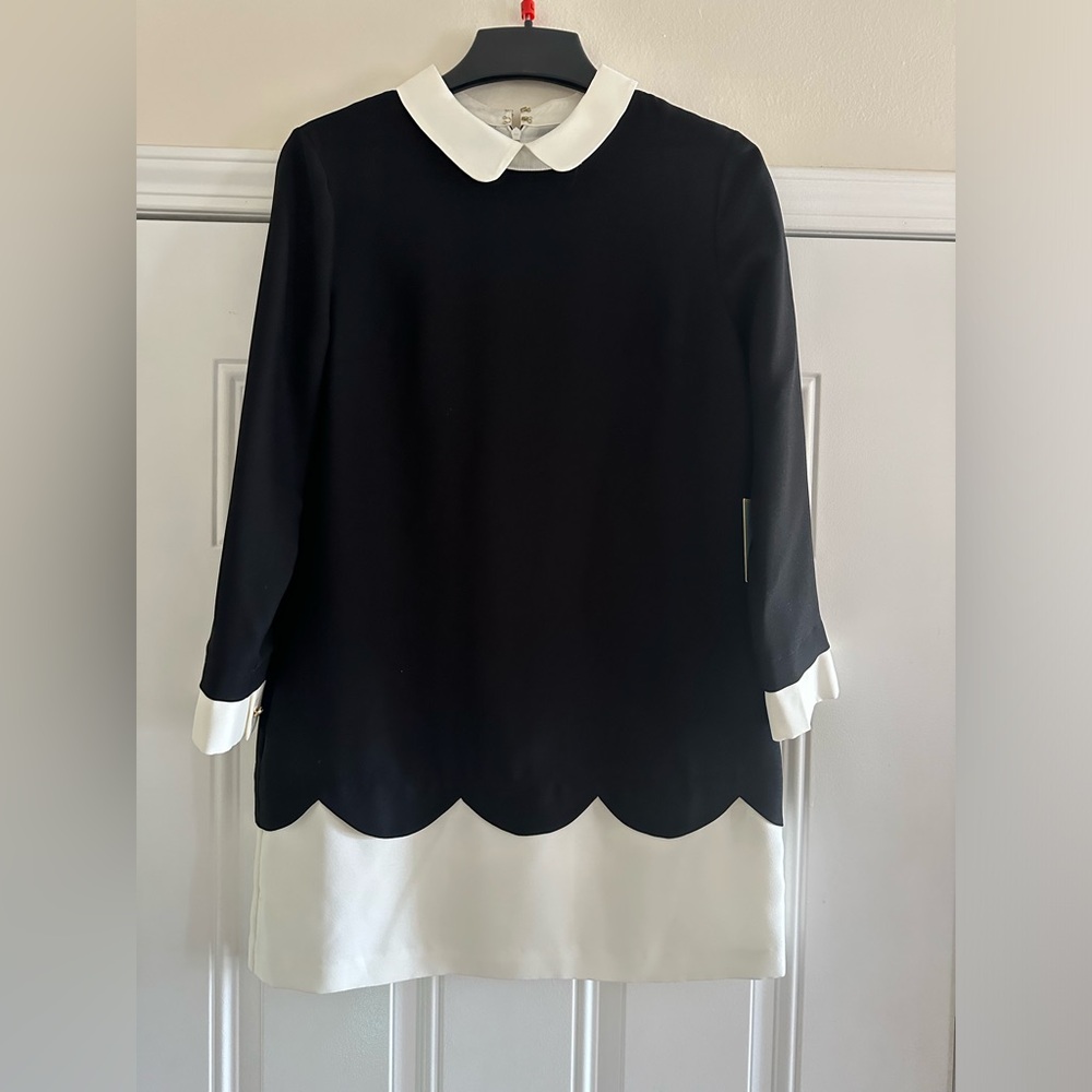 NWT Black and white mini dress